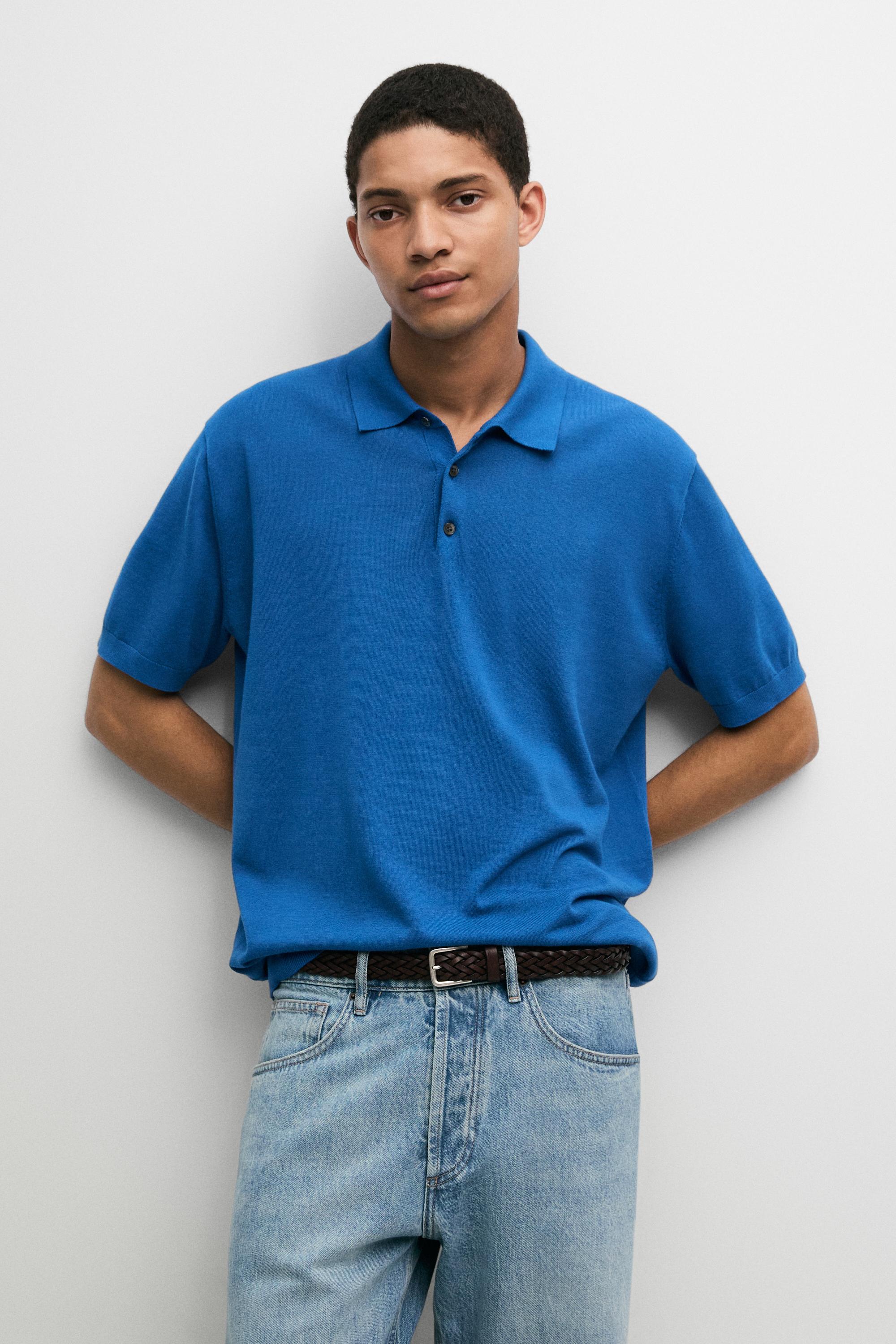 Polo en maille 100 % coton